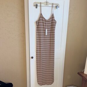 New with tags z Supply Lounge CLASSIQUE RIB MIDI DRESS XS